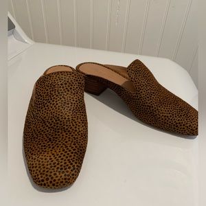 Madewell Leopard slides, size 8.5
